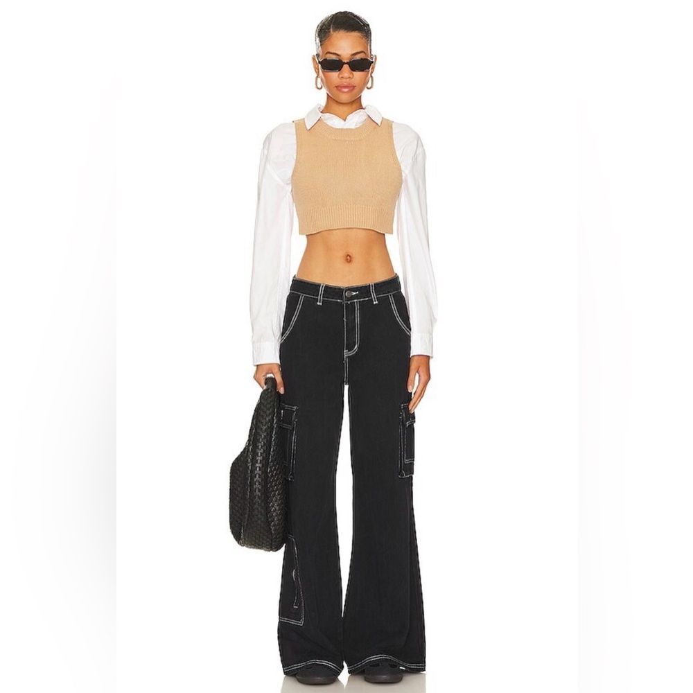 Women’s Superdown Black Cargo Jeans